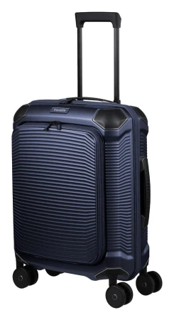 Travelite Millennium S Front pocket tmavě modrý kabinový kufr