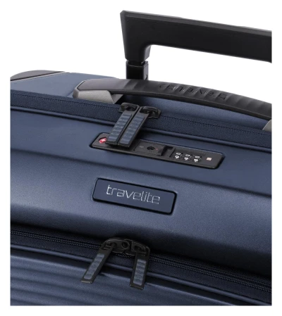 Travelite Millennium S Front pocket tmavě modrý kabinový kufr
