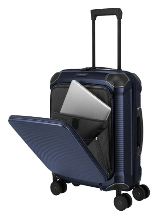 Travelite Millennium S Front pocket tmavě modrý kabinový kufr