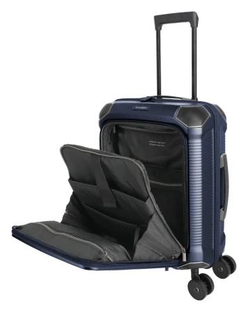 Travelite Millennium S Front pocket tmavě modrý kabinový kufr