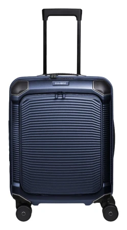 Travelite Millennium S Front pocket tmavě modrý kabinový kufr