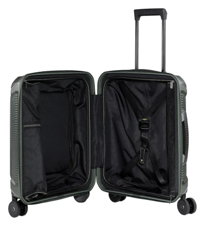 Travelite Millennium S zelený kabinový kufr s přední kapsou
