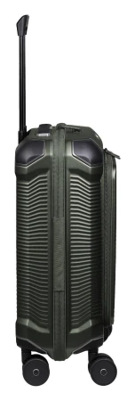 Travelite Millennium S zelený kabinový kufr s přední kapsou