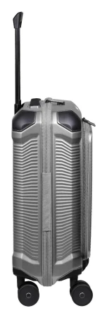 Travelite Millennium S Front pocket stříbrný kabinový kufr