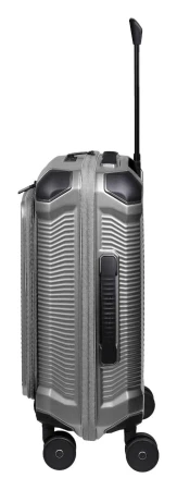 Travelite Millennium S Front pocket stříbrný kabinový kufr