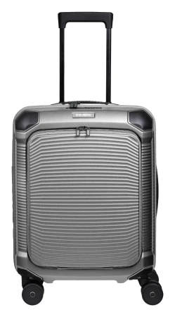 Travelite Millennium S Front pocket stříbrný kabinový kufr