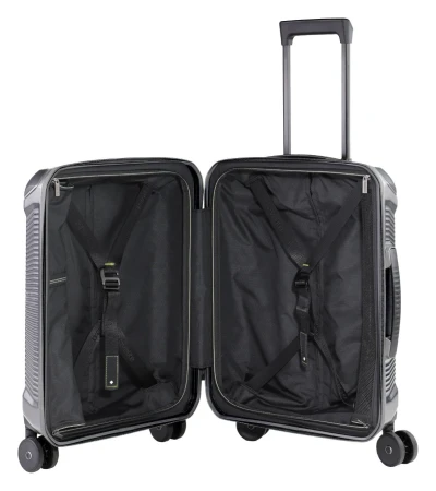 Travelite Millennium S stříbrný kabinový kufr