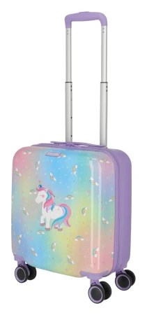 Travelite Minimover 4w S Unicorn vícebarevný dětský kabinový kufr