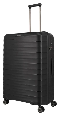 Travelite Mooby L Black kufr + kosmetická taštička zdarma