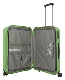 Travelite Mooby L Green kufr + kosmetická taštička zdarma