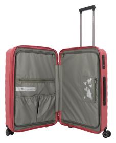 Travelite Mooby L Red kufr + kosmetická taštička zdarma