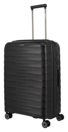 Travelite Mooby M Black kufr + kosmetická taštička zdarma