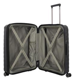 Travelite Mooby M Black kufr + kosmetická taštička zdarma