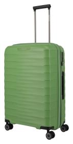 Travelite Mooby M Green kufor + kozmetická taštička zadarmo Travelite Mooby M Green kufor + kozmetická taštička zadarmo