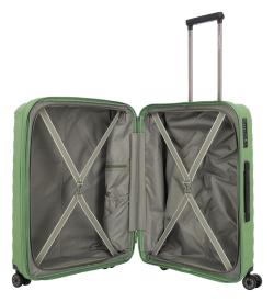 Travelite Mooby M Green kufr + kosmetická taštička zdarma