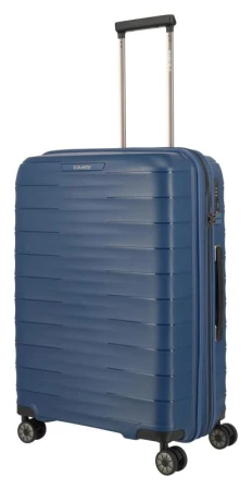 Travelite Mooby M Navy kufr + kosmetická taštička zdarma