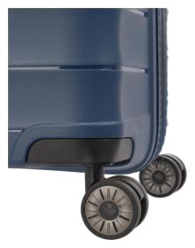 Travelite Mooby M Navy kufr + kosmetická taštička zdarma