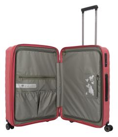 Travelite Mooby M Red kufr + kosmetická taštička zdarma