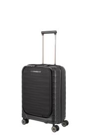 Travelite Mooby S Front pocket Black kufor + kozmetická taštička zadarmo Travelite Mooby S Front pocket Black kufor + kozmetická taštička zadarmo