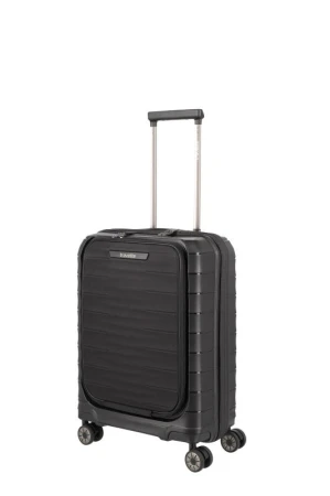 Travelite Mooby S Front pocket Black kufr + kosmetická taštička zdarma