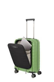 Travelite Mooby S Front pocket Green kufr + kosmetická taštička zdarma