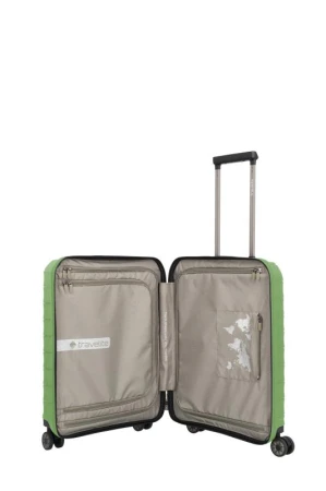 Travelite Mooby S Front pocket Green kufr + kosmetická taštička zdarma