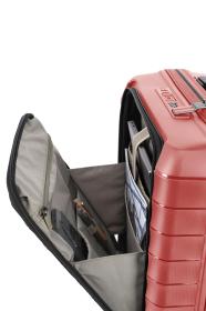 Travelite Mooby S Front pocket Red kufr + kosmetická taštička zdarma
