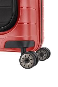 Travelite Mooby S Front pocket Red kufr + kosmetická taštička zdarma
