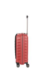 Travelite Mooby S Front pocket Red kufr + kosmetická taštička zdarma
