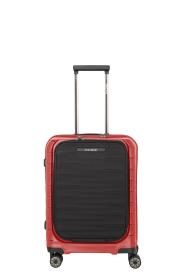Travelite Mooby S Front pocket Red kufr + kosmetická taštička zdarma