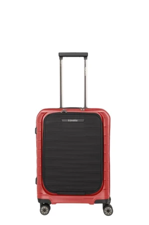 Travelite Mooby S Front pocket Red kufr + kosmetická taštička zdarma