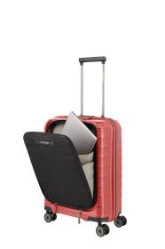 Travelite Mooby S Front pocket Red kufr + kosmetická taštička zdarma
