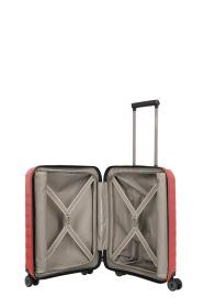 Travelite Mooby S Front pocket Red kufr + kosmetická taštička zdarma