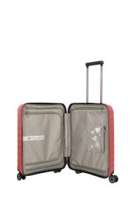 Travelite Mooby S Front pocket Red kufr + kosmetická taštička zdarma