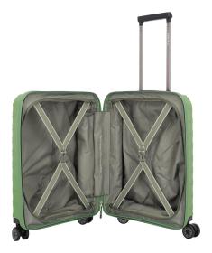 Travelite Mooby S Green kufr + kosmetická taštička zdarma