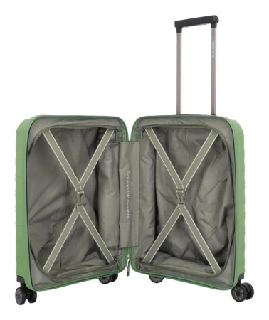 Travelite Mooby S Green kufr + kosmetická taštička zdarma