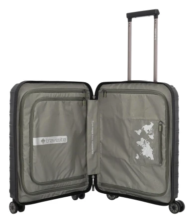 Travelite Mooby S,M,L černá sada kufrů