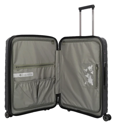 Travelite Mooby Front pocket černá sada kufrů