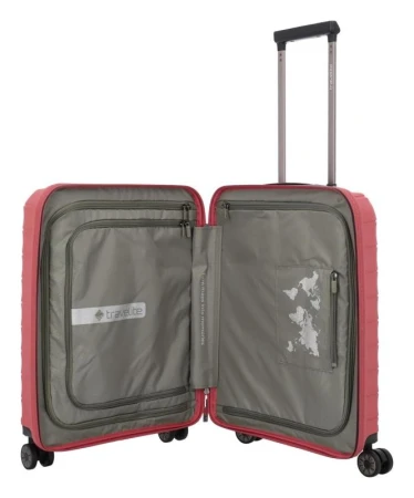 Travelite Mooby S, M, L červená sada kufrů