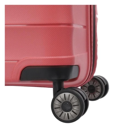 Travelite Mooby S, M, L červená sada kufrů