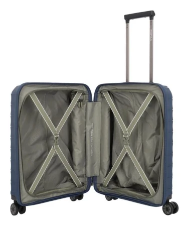 Travelite Mooby S Navy kufr + kosmetická taštička zdarma