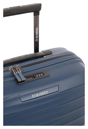 Travelite Mooby S Navy kufr + kosmetická taštička zdarma