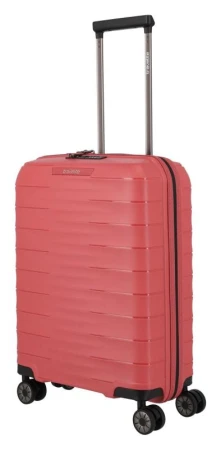 Travelite Mooby S Red kufr + kosmetická taštička zdarma