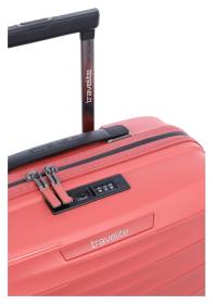 Travelite Mooby S Red kufr + kosmetická taštička zdarma