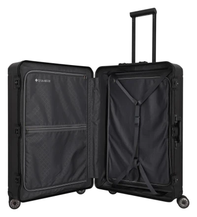 Travelite Next 2.0 L černý matný cestovní kufr