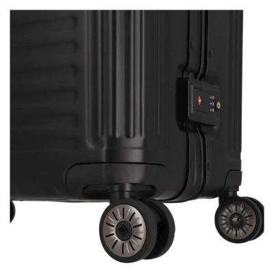 Travelite Next 2.0 L černý matný cestovní kufr