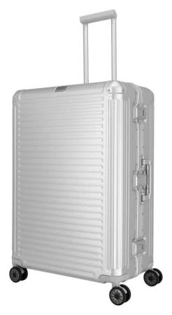 Travelite Next 2.0 L stříbrný cestovní kufr