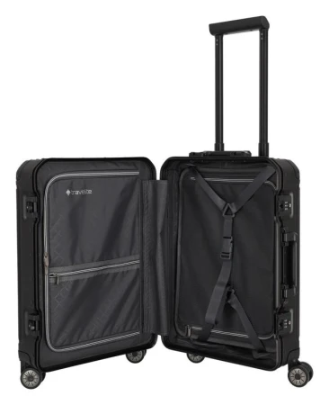 Travelite Next 2.0 S černý matný kabinový kufr