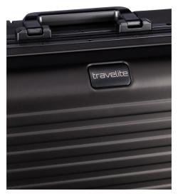 Travelite Next 4w M Black kufr + sleva 500,- na příslušenství
