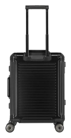 Travelite Next 4w S Front Pocket černý kabinový kufr